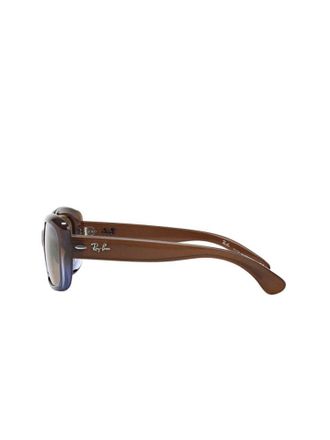 Ray-Ban Womens Sunglasses Brown-Sky Blue Acetate