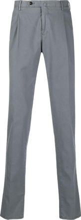 Pantaloni Torino cotton-lyocell blend chino pants - men - Lyocell/Elastane/Cotton - 58 - Grey