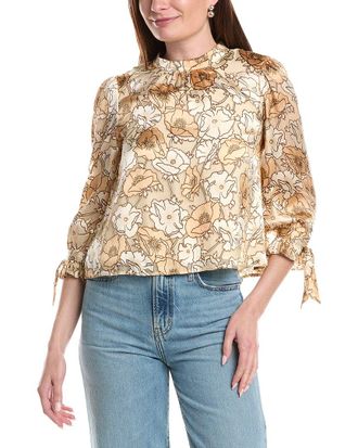 Saltwater Luxe Printed Blouse