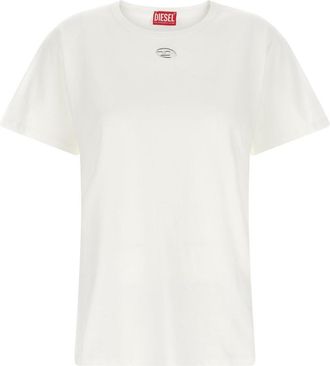 Diesel White Logo T-Shirt