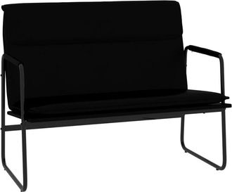 vidaXL Furniture Limited - Banco De Cuero Sint&eacute;tico Negro 100x64x80 Cm