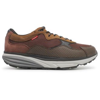 Mbt Narita Leather Textile Mens Outdoor Shoes - Dark Brown - Size:UK 10.5