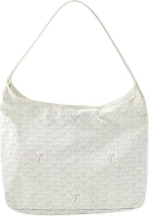 Goyard Pre-owned Vintage Schoudertas - Dames - Vintage Schoudertas - Wit - ONE Size - Leer - Vintage