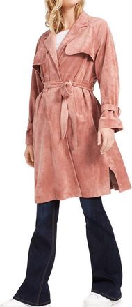 OAT New Yor Womens Trench Coat In Blush