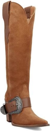 Dingo Yeehottie Over the Knee Western Boot in Camel at Nordstrom, Size 6.5
