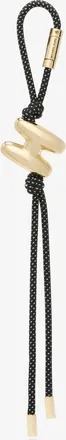 Michael Kors Initial Gold-Tone and Speckled Cord Bag Charm