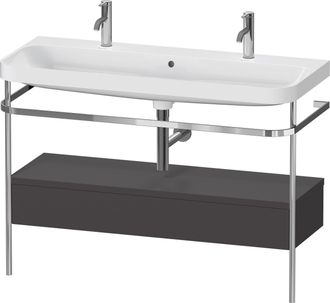Duravit Set C-bonded Duravit Happy D.2 Plus Con Consola Met&aacute;lica Y Caj&oacute;n