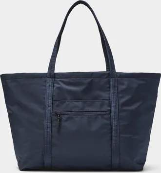 Simons Womens Luxury fabric weekender bag