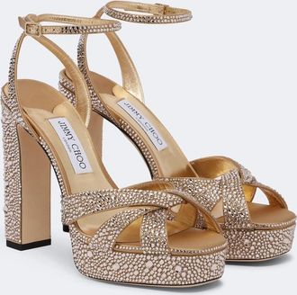 Jimmy Choo London Kove embellished platform sandals