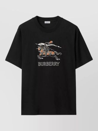 Burberry equestrian knight cotton t-shirt