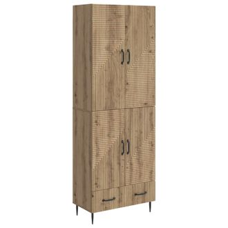 vidaXL Juego De Armarios 2 Uds. Roble Artisan Madera De Ingenier&iacute;a Vidaxl