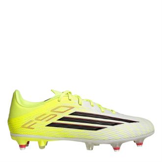 adidas Mens F50 League Soft Ground Football Boots in Solar Yellow - Size UK 10.5