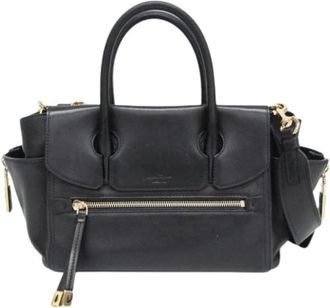 Ferragamo Pre-owned Gf-21 G840 Handtas - Dames - Vintage Handtas - Zwart - ONE Size - Leer - Vintage
