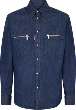 Dsquared2 Hemden Blau