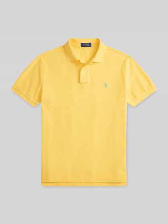 Polo Ralph Lauren Slim Fit Poloshirt aus reiner Baumwolle in GELB, Gr&ouml;&szlig;e XXL
