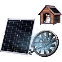 OEM Ventilador Extractor Con Panel Solar De 30 W Y 18 V, Resistente Al Agua Ip65 Para Exteriores, Ventilador Extractor Port&aacute;til Para Caravanas, Invernader