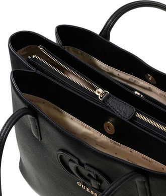 Guess Womens Tote Black Polyurethane Tote-bags