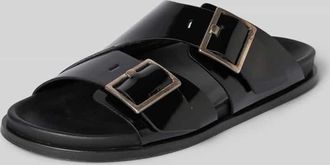 Alohas Sandalette aus Leder Modell Alba in Black, Gr&ouml;&szlig;e 37