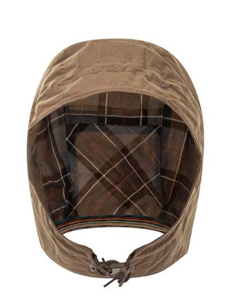 Barbour X Paul Smith Barbour X Paul Smith Hoodie Waxed Check Brown