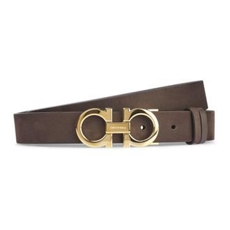 Ferragamo Accessoires, Dames, Bruin, 85 CM, Leer, Ferragamo Belts