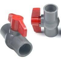 OEM V&aacute;lvulas De Bola De Pvc De 40 Mm, V&aacute;lvulas De Tuber&iacute;a De Agua De Pl&aacute;stico Upvc Con Conectores Rectos Para Control De Flujo Y Cierre