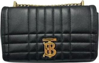 Burberry Pre-owned Shoulder Bags, female, Black, Size: ONE SIZE Pre-owned Vintage Shoulder Bag