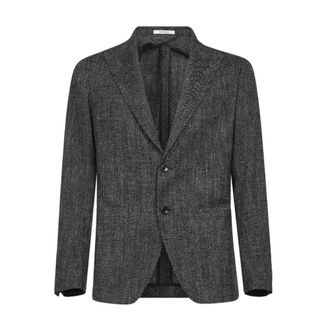 Tagliatore Blazers, male, Brown, M, Single-breasted Blazer