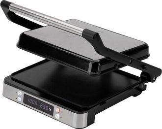 Jata Parrilla El&eacute;ctrica Digital Jata Jegr1529 De 2000 W. Parrilla Con Apertura Total De 180&deg;. Pantalla Led. Placas Mixtas Antiadheren
