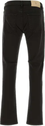 Pantaloni Torino Mens Swing Jeans Black Cotton Elastane