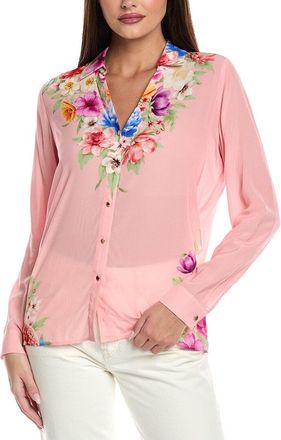 Elie Tahari The Madeline Diamond Blouse