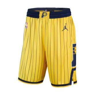 Nike Mens Indiana Pacers Dri-FIT NBA Swingman Shorts in Yellow | HM4865-729