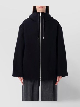 STUDIO NICHOLSON cashmere wool hooded oversized jacket