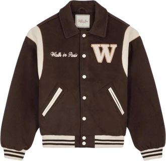 Walk In Paris Chaqueta Varsity - Jackets - Hombre - Marr&oacute;n - M