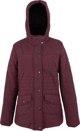 Regatta Womens/Ladies Agara Padded Jacket (Fig/Black) - Pink - Size 12 UK