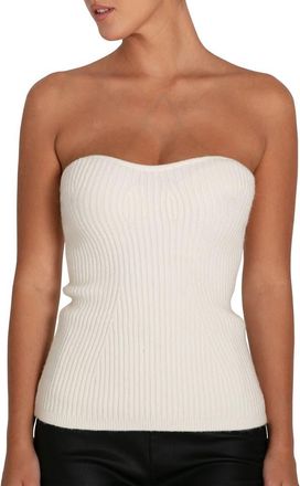 Belle & Bloom Distant Memories Knit Bustier in Cream at Nordstrom, Size Medium Au