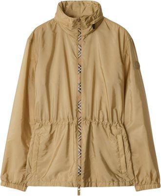 Burberry Check Motif Nylon Jacket