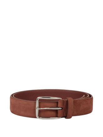 Slowear buckle belt - men - Calf Leather - 105 - Brown