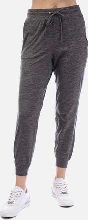 DKNY Womens Cropped High Rise Slim-Fit Jogger - Grey/Multi - Size: 2XS
