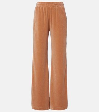 Chlo&eacute; Chlo&eacute; Cotton-blend velour sweatpants