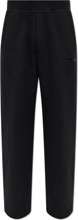 Dsquared2 Wijde Trainingsbroeken - Heren - Sweatpants - Zwart - 2XL - Katoen - Broeken