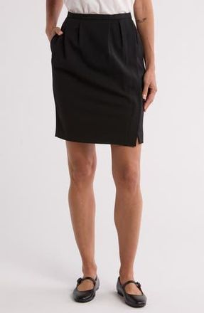 Theory Stretch Twill Skirt in Black at Nordstrom Rack, Size 00