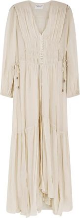 Isabel Marant Maxi Dresses, female, Beige, Size: XS Briane Maxi Dress