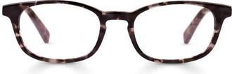 Eyebobs On Board 47mm Rectangular Reading Glasses in Black Tortoise at Nordstrom, Size +1.50