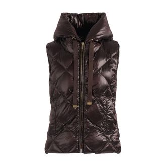 Max Mara Chaleco Acolchado Tropico - Jackets - Mujer - Marr&oacute;n - 3XS