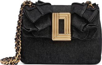 Karl Lagerfeld Lafayette Crossbody in Black Denim at Nordstrom