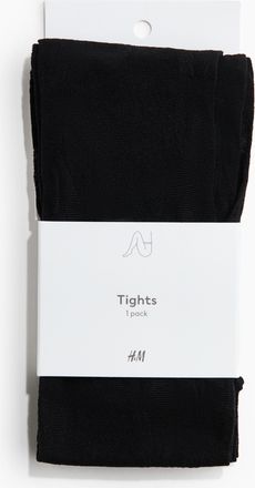 H&M Spitzenstrumpfhose - Schwarz