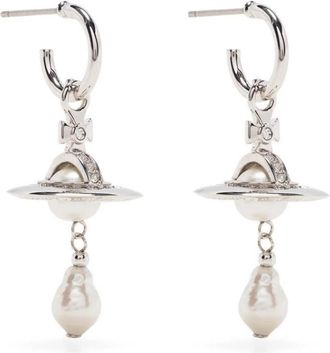 Vivienne Westwood Aleksa Oorbellen - Dames - Oorbellen - Grijs - ONE Size - Accessoires