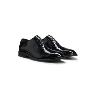 BOSS Italian-made Oxford shoes in patent faux leather