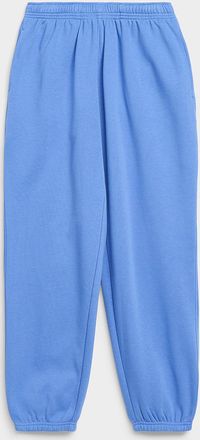 Twik Womens Solid cotton-fleece loose joggers
