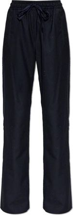 Zadig&Voltaire Poma Broek - Dames - Wijde Broeken - Blauw - 2XS - Polyester - Broeken